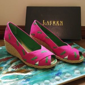 Lauren by Ralph Lauren, Cecilia wedge 7.5B